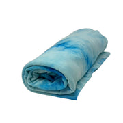 Infant Swaddle -Light Blue Tie Dye